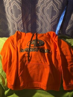 Mossy Oak High-Vis Orange Pullover Hoodie